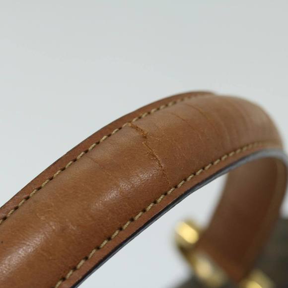 CELINE Macadam Canvas Hand Bag PVC Brown Auth 68360 - Picture 9 of 16